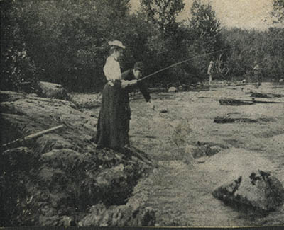 Woman Fly Fishing